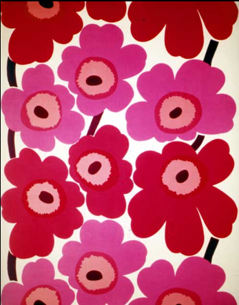 Poppy fabric: Marimekko, 1964